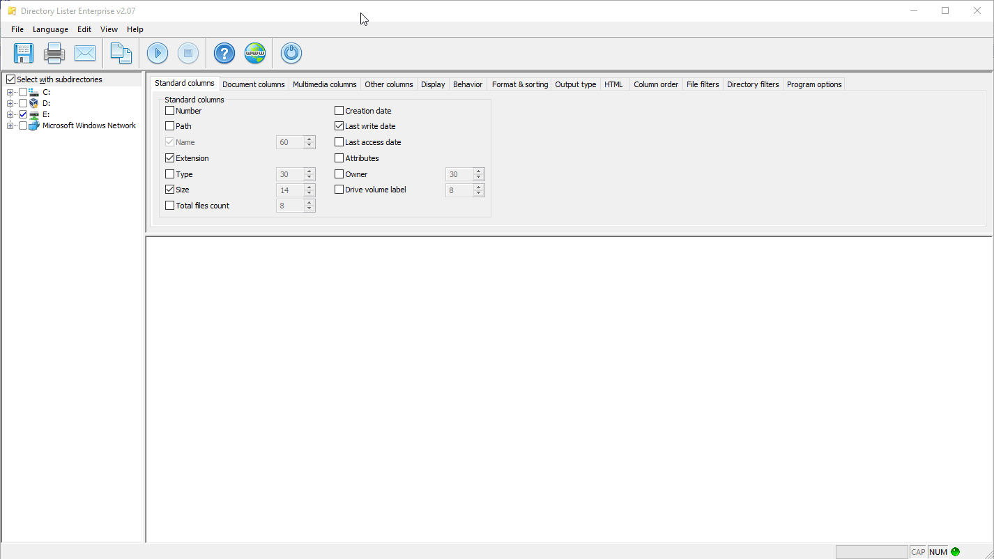 Directory Lister - Windows Explorer Mode